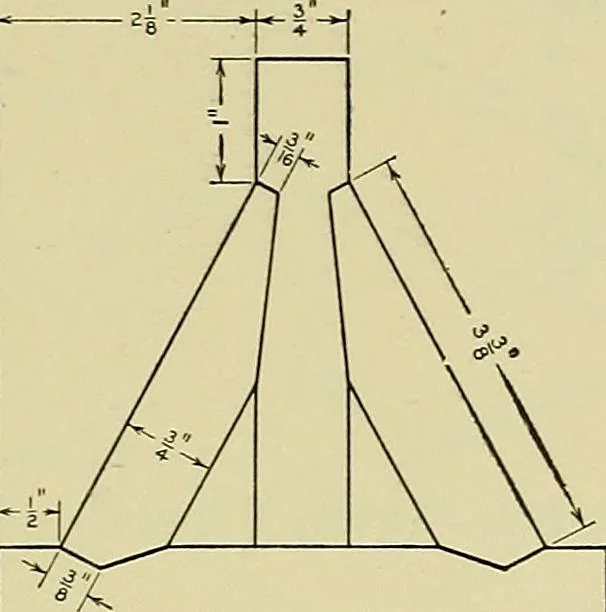 An illustration from Mechanical drawing for secondary schools, 1916, leaf 148