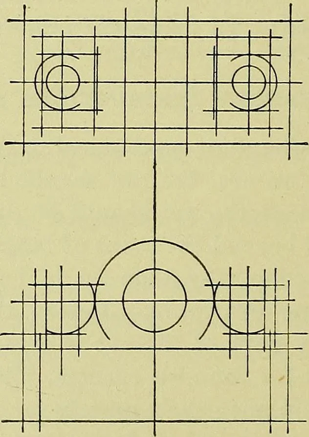 An illustration from Mechanical drawing for secondary schools, 1916, leaf 153