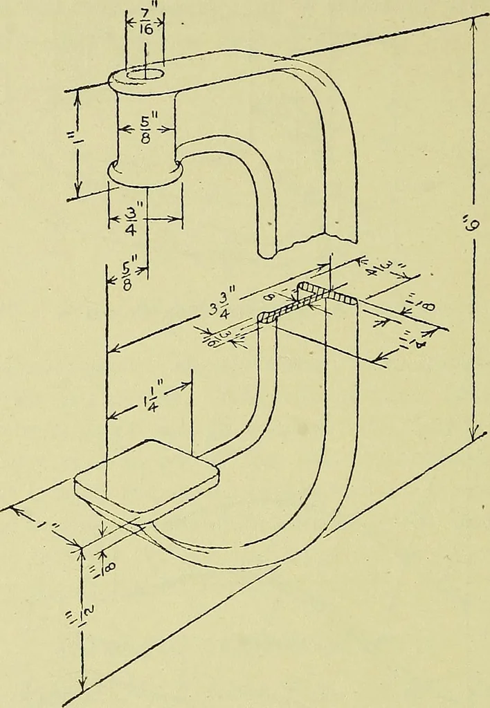 An illustration from Mechanical drawing for secondary schools, 1916, leaf 157