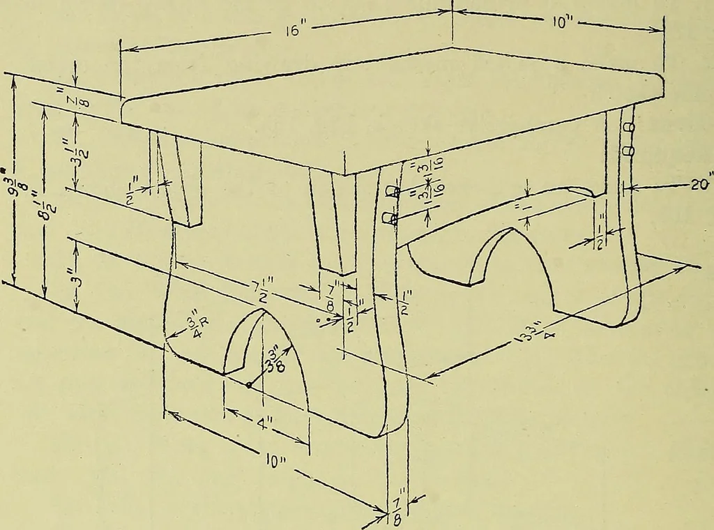 An illustration from Mechanical drawing for secondary schools, 1916, leaf 163
