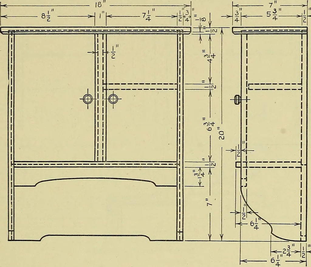 An illustration from Mechanical drawing for secondary schools, 1916, leaf 168