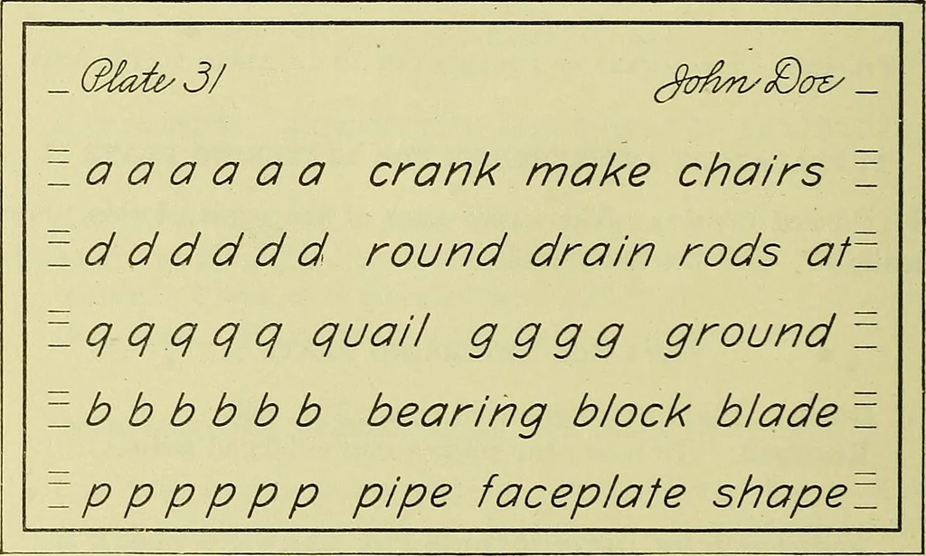 An illustration from Mechanical drawing for secondary schools, 1916, leaf 221