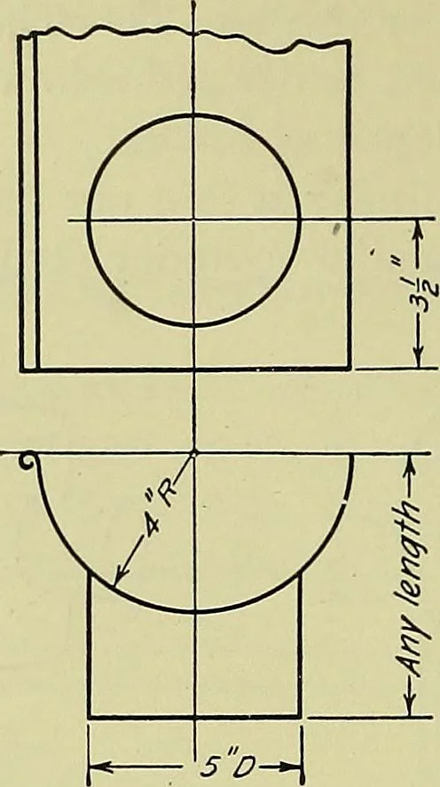 An illustration from Mechanical drawing for secondary schools, 1916, leaf 227