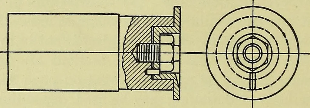 An illustration from Mechanical drawing for secondary schools, 1916, leaf 233