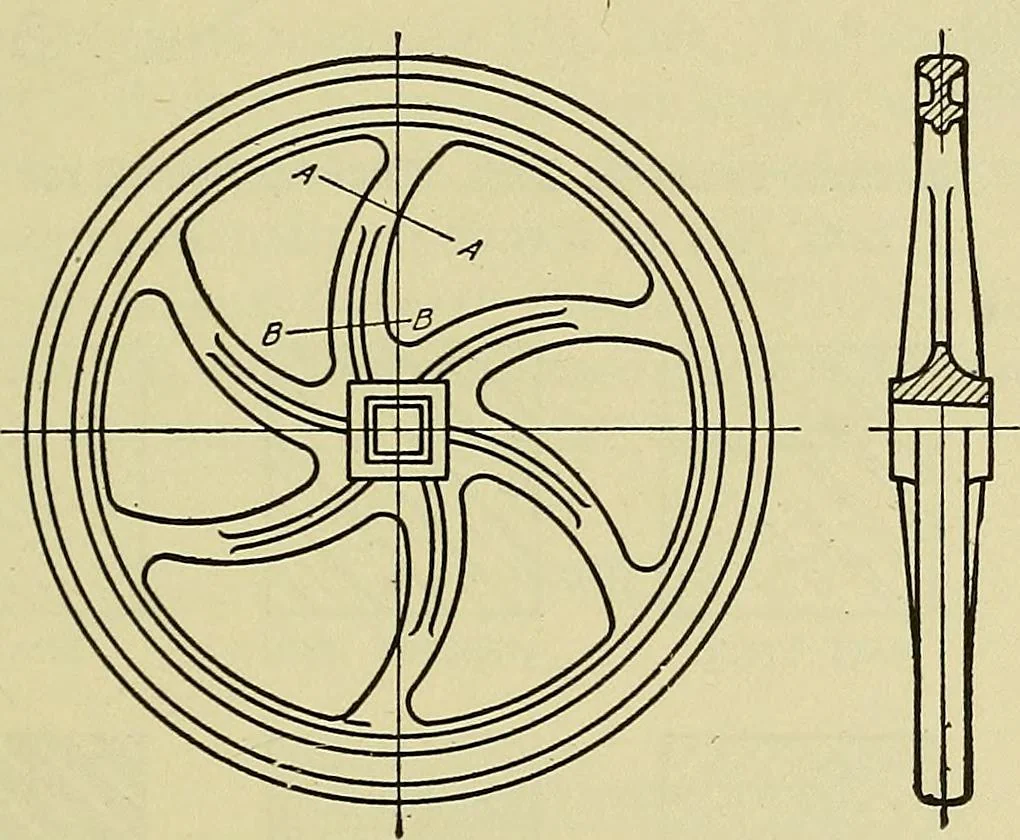An illustration from Mechanical drawing for secondary schools, 1916, leaf 234
