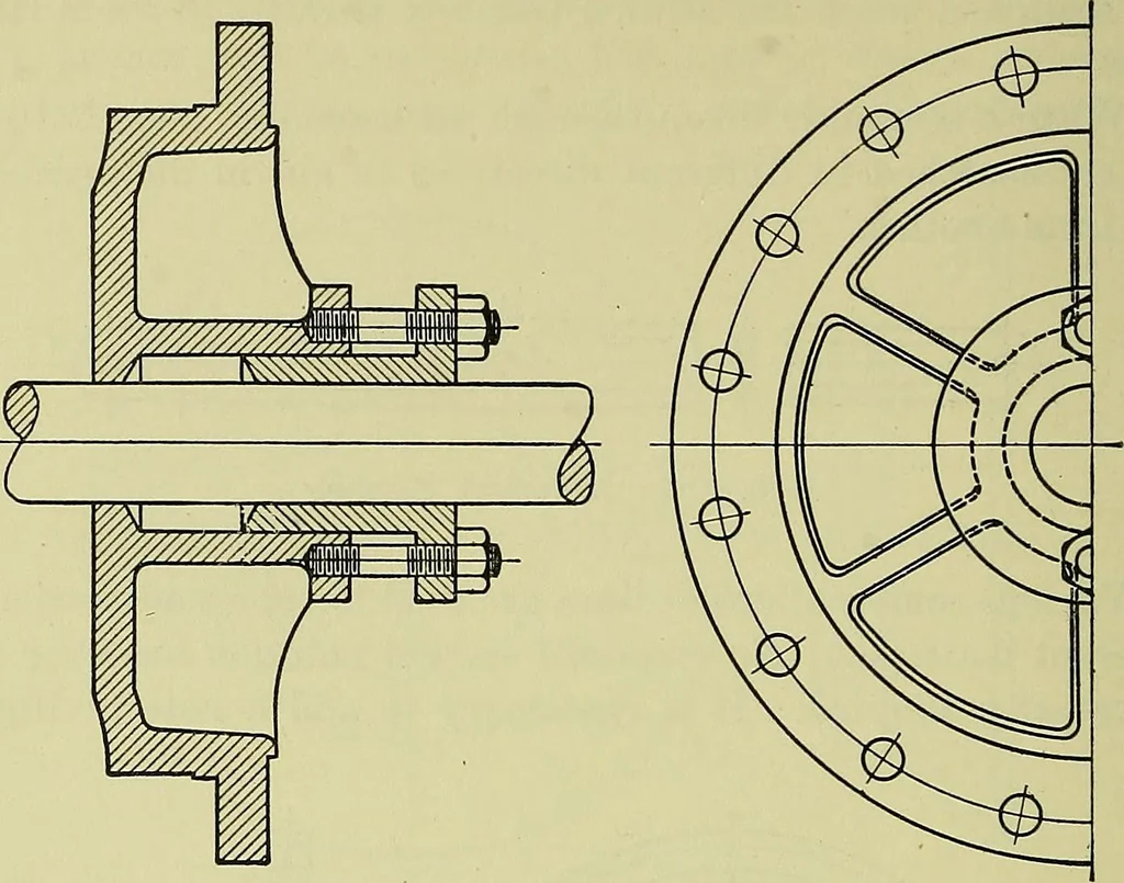 An illustration from Mechanical drawing for secondary schools, 1916, leaf 235