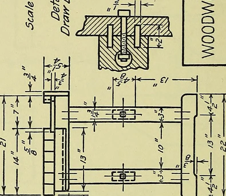 An illustration from Mechanical drawing for secondary schools, 1916, leaf 239