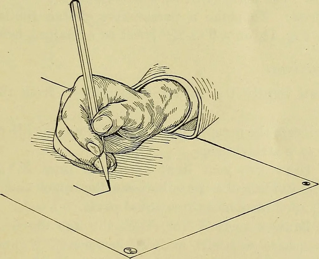 An illustration from Mechanical drawing for secondary schools, 1916, leaf 24