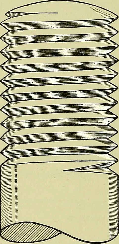 An illustration from Mechanical drawing for secondary schools, 1916, leaf 255
