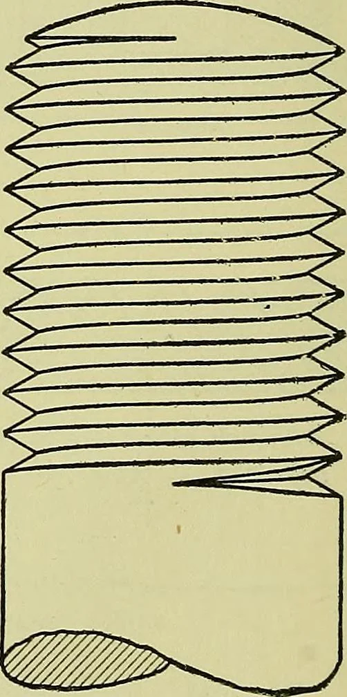 An illustration from Mechanical drawing for secondary schools, 1916, leaf 255