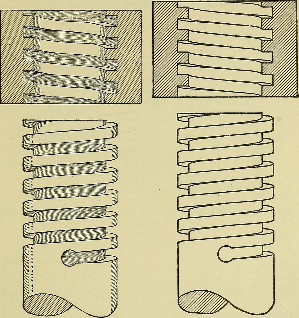 An illustration from Mechanical drawing for secondary schools, 1916, leaf 258