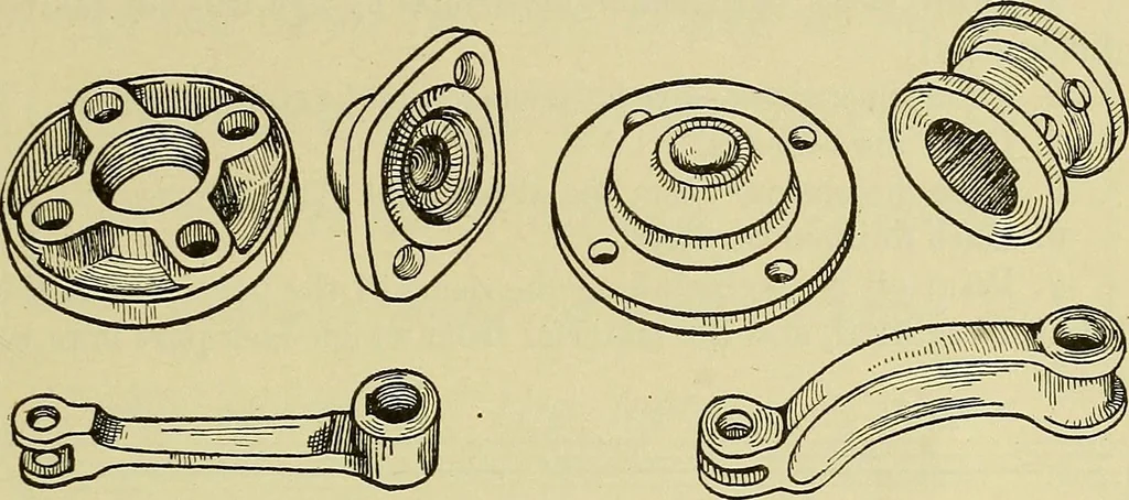An illustration from Mechanical drawing for secondary schools, 1916, leaf 278