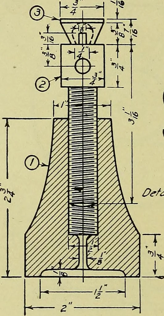 An illustration from Mechanical drawing for secondary schools, 1916, leaf 289
