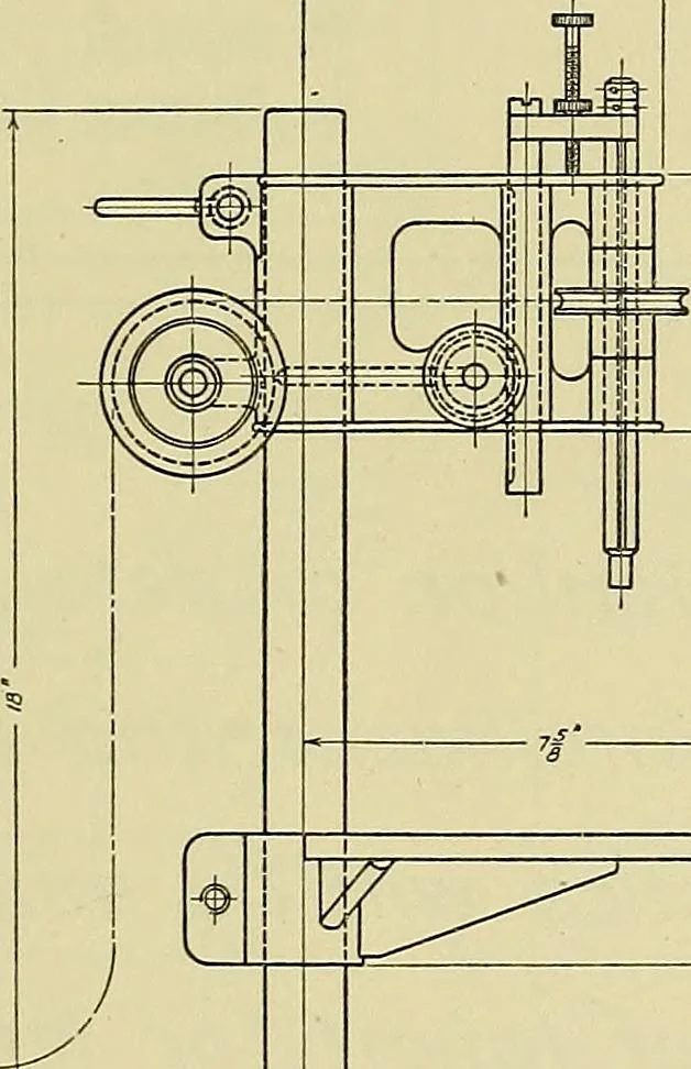 An illustration from Mechanical drawing for secondary schools, 1916, leaf 292