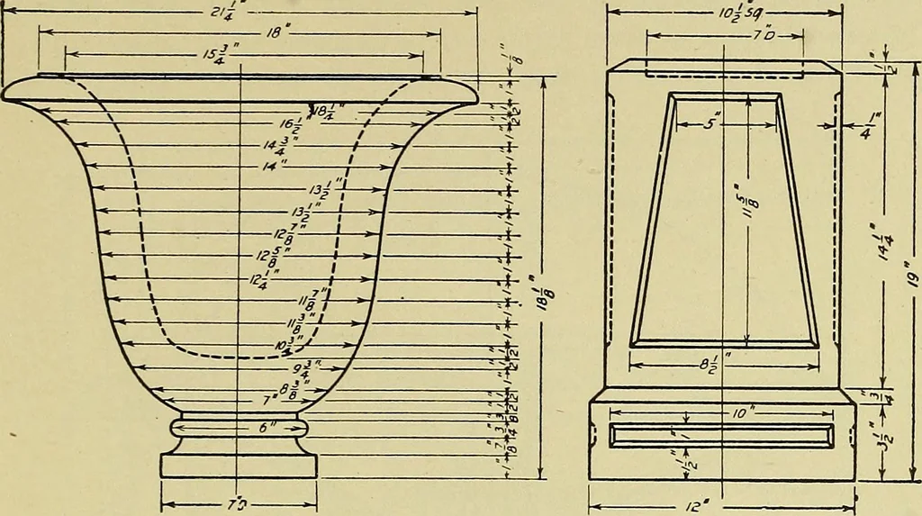 An illustration from Mechanical drawing for secondary schools, 1916, leaf 298