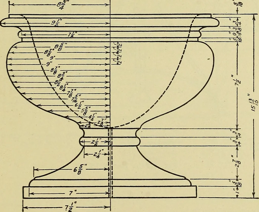 An illustration from Mechanical drawing for secondary schools, 1916, leaf 298
