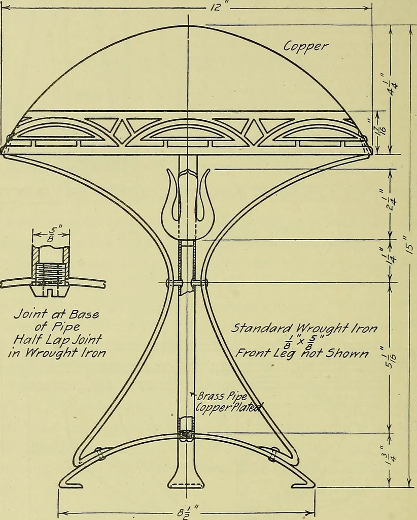 An illustration from Mechanical drawing for secondary schools, 1916, leaf 299