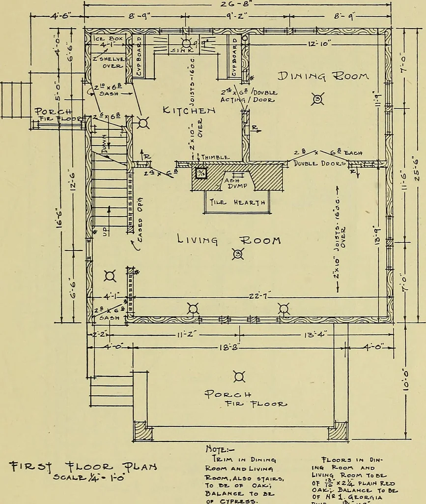 An illustration from Mechanical drawing for secondary schools, 1916, leaf 300