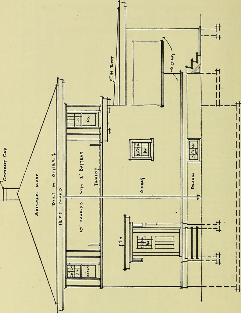 An illustration from Mechanical drawing for secondary schools, 1916, leaf 303