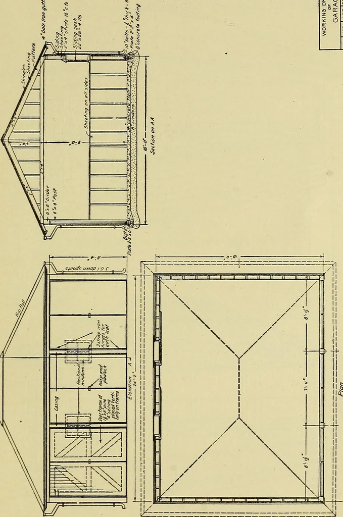 An illustration from Mechanical drawing for secondary schools, 1916, leaf 306