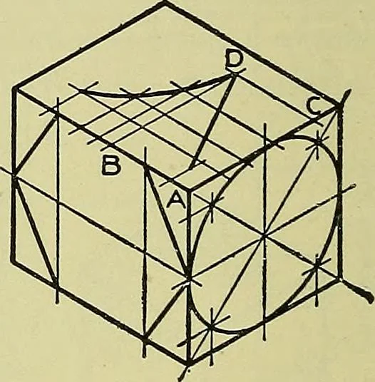 An illustration from Mechanical drawing for secondary schools, 1916, leaf 311