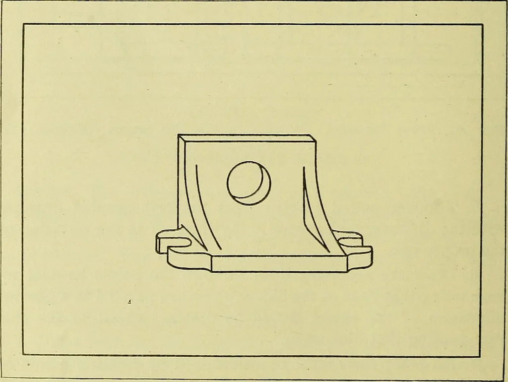 An illustration from Mechanical drawing for secondary schools, 1916, leaf 317