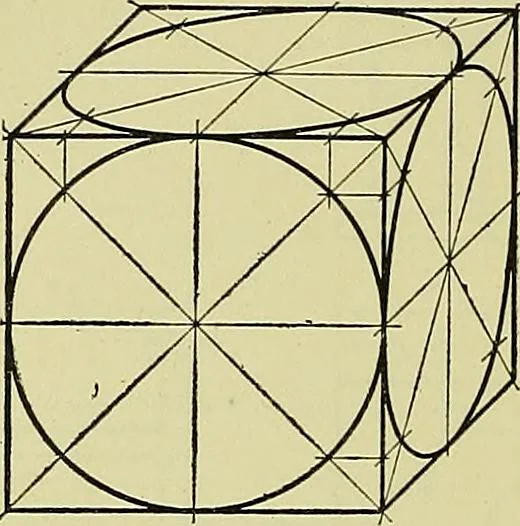 An illustration from Mechanical drawing for secondary schools, 1916, leaf 319