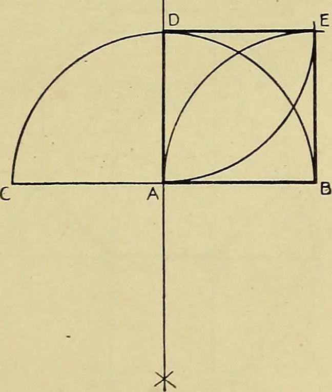 An illustration from Mechanical drawing for secondary schools, 1916, leaf 326