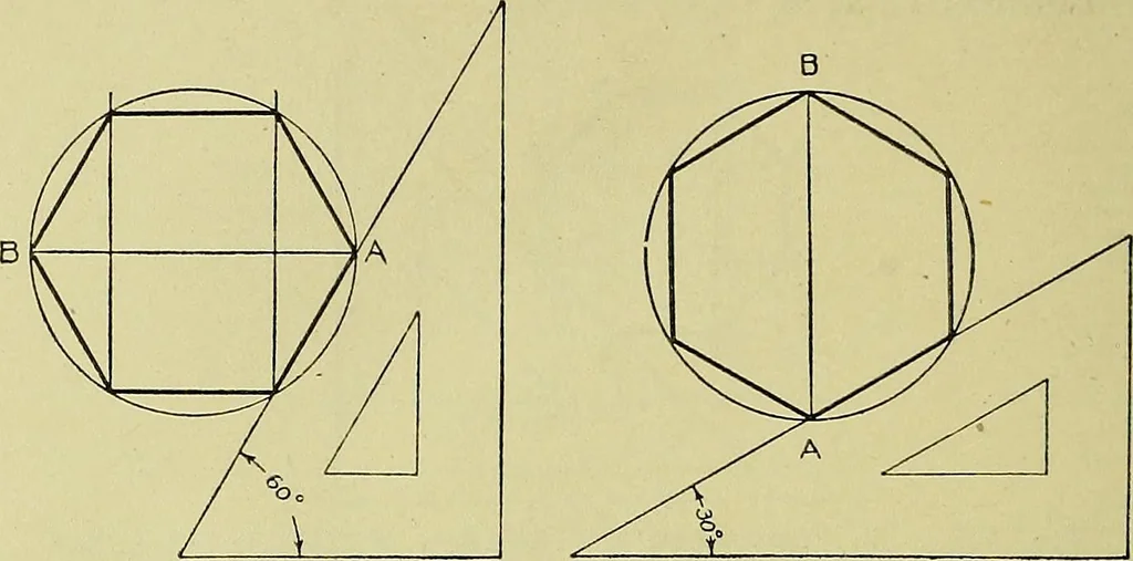An illustration from Mechanical drawing for secondary schools, 1916, leaf 329