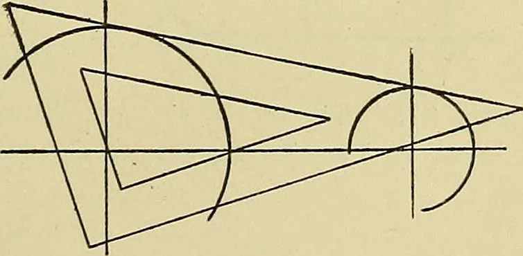 An illustration from Mechanical drawing for secondary schools, 1916, leaf 330