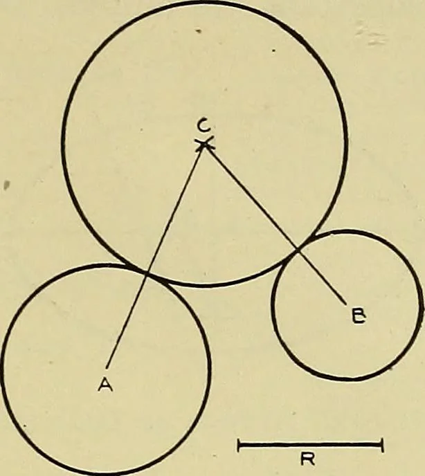 An illustration from Mechanical drawing for secondary schools, 1916, leaf 332