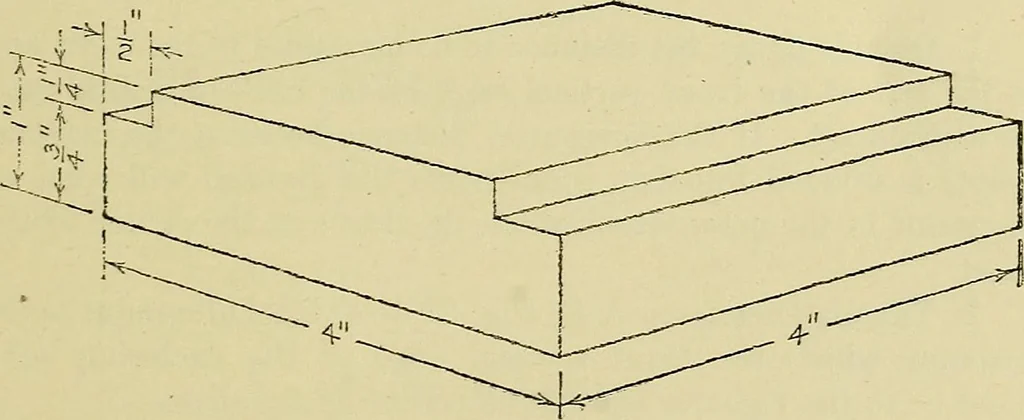 An illustration from Mechanical drawing for secondary schools, 1916, leaf 44