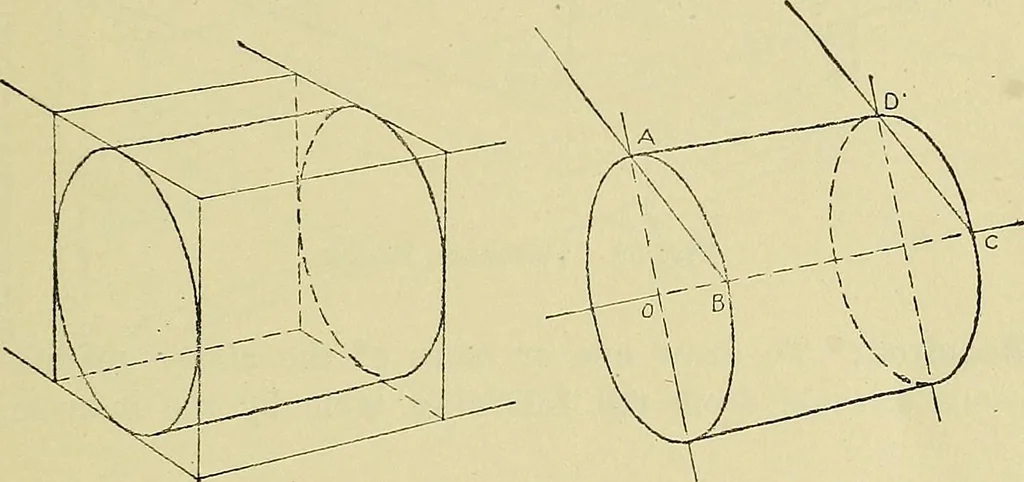 An illustration from Mechanical drawing for secondary schools, 1916, leaf 64