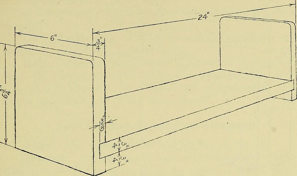 An illustration from Mechanical drawing for secondary schools, 1916, leaf 68