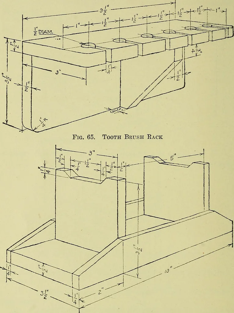 An illustration from Mechanical drawing for secondary schools, 1916, leaf 69