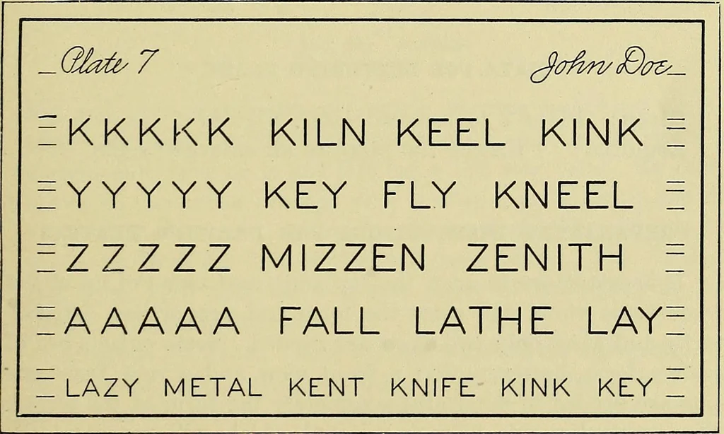 An illustration from Mechanical drawing for secondary schools, 1916, leaf 84