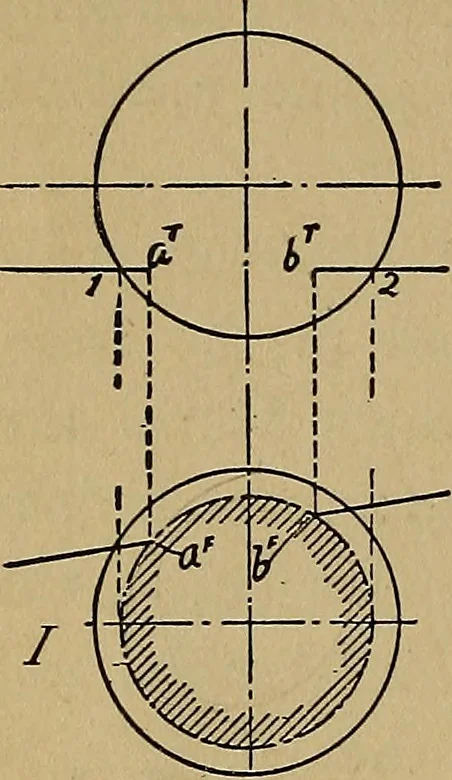 An illustration from Mechanical drawing : a manual for teachers and students, 1902, leaf 109