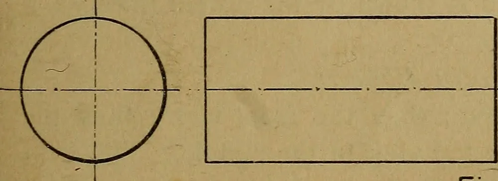 An illustration from Mechanical drawing : a manual for teachers and students, 1902, leaf 122