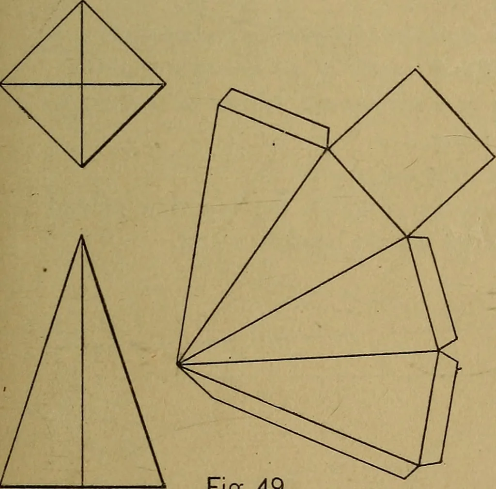 An illustration from Mechanical drawing : a manual for teachers and students, 1902, leaf 124