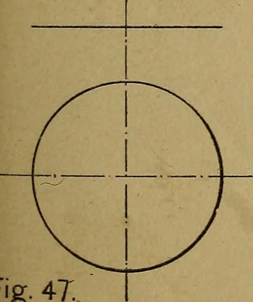 An illustration from Mechanical drawing : a manual for teachers and students, 1902, leaf 124