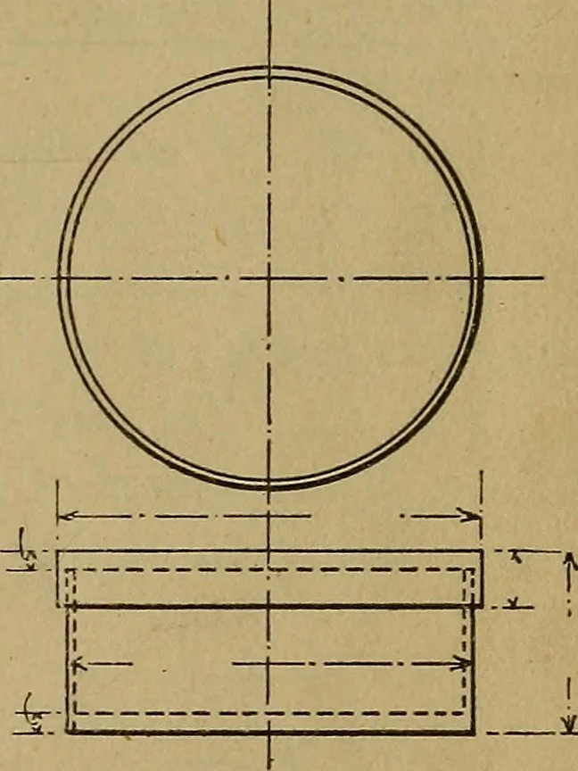 An illustration from Mechanical drawing : a manual for teachers and students, 1902, leaf 124
