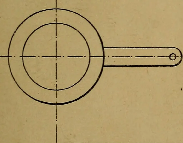 An illustration from Mechanical drawing : a manual for teachers and students, 1902, leaf 128
