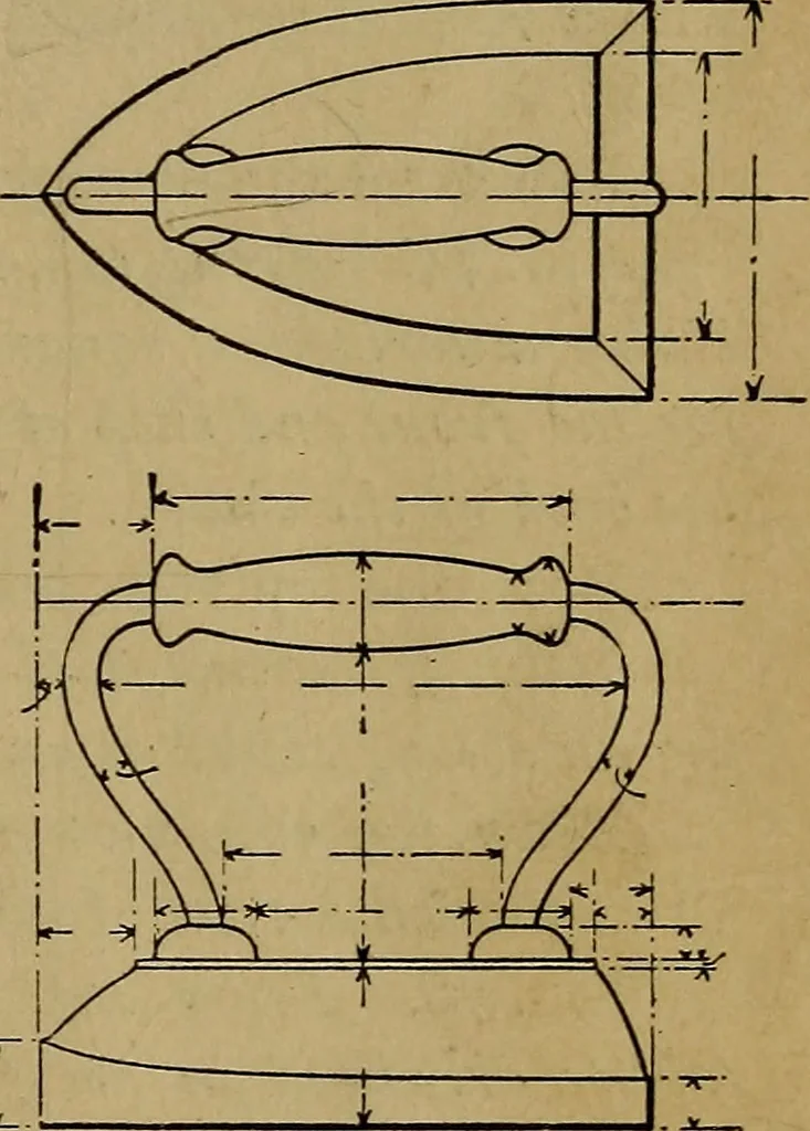 An illustration from Mechanical drawing : a manual for teachers and students, 1902, leaf 130