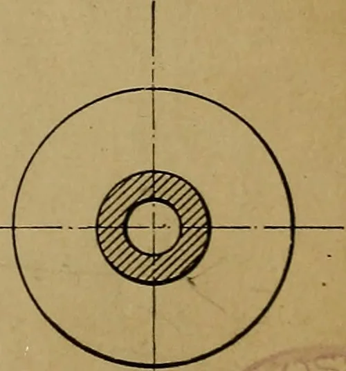 An illustration from Mechanical drawing : a manual for teachers and students, 1902, leaf 130