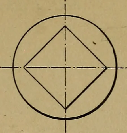 An illustration from Mechanical drawing : a manual for teachers and students, 1902, leaf 134
