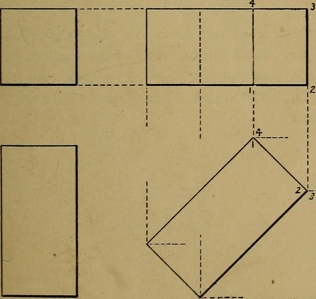 An illustration from Mechanical drawing : a manual for teachers and students, 1902, leaf 134