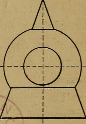 An illustration from Mechanical drawing : a manual for teachers and students, 1902, leaf 148