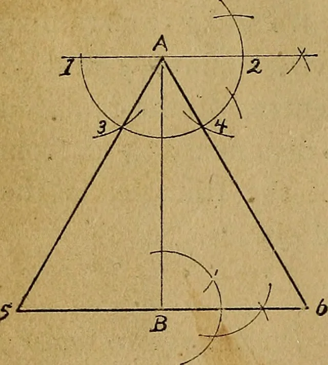 An illustration from Mechanical drawing : a manual for teachers and students, 1902, leaf 29