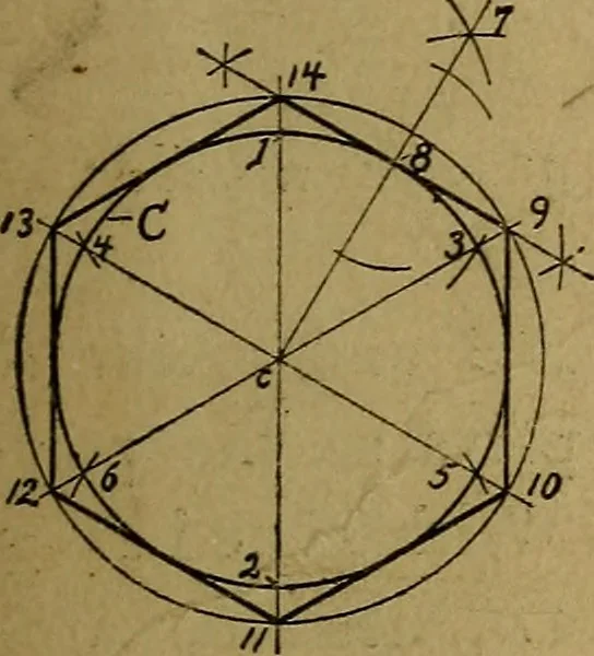 An illustration from Mechanical drawing : a manual for teachers and students, 1902, leaf 30