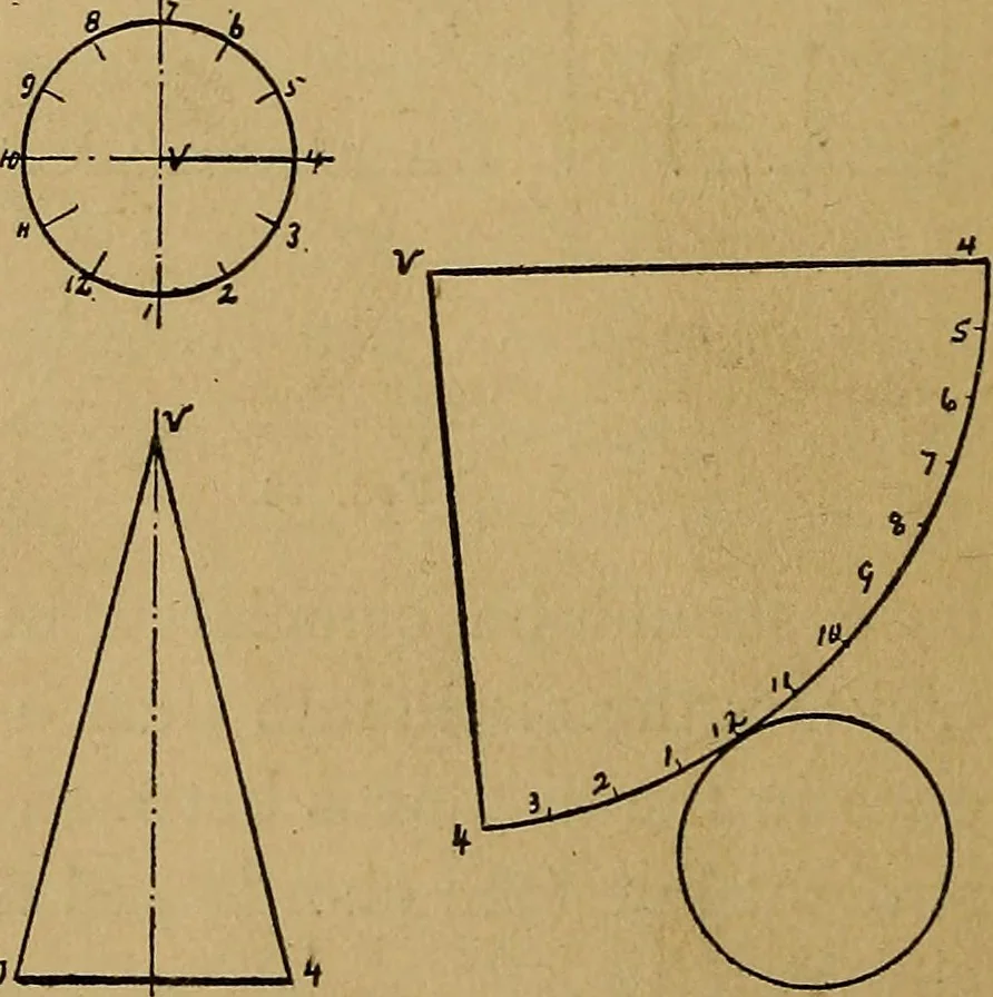 An illustration from Mechanical drawing : a manual for teachers and students, 1902, leaf 59